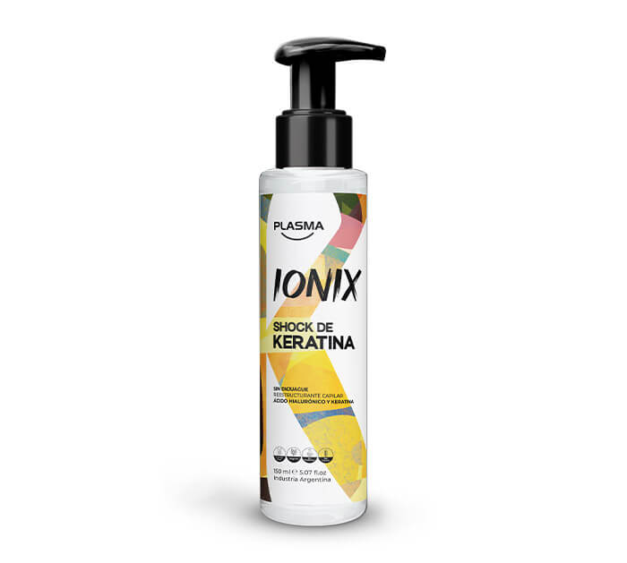 ionix shock de keratina plasma cosmeticos