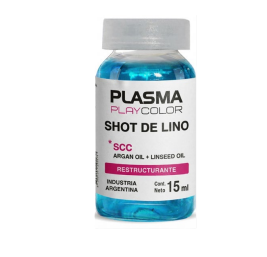 ampolla shot de lino plasma cosmeticos